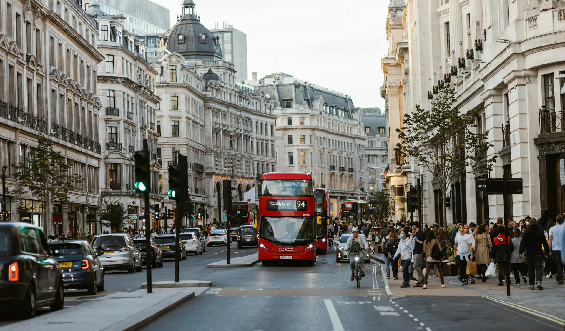 Carrer del centre de Londres