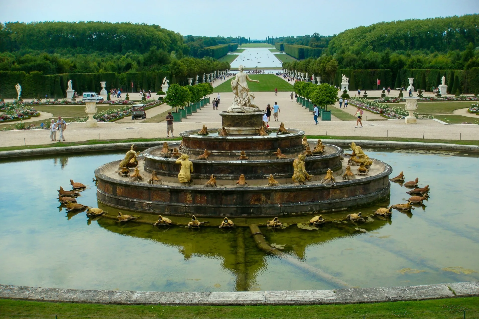 Font de Latona, jardins de Versalles